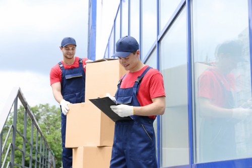 Professional removal truck in Roehampton