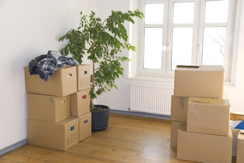 Efficient moving service showcasing eco-friendly technology