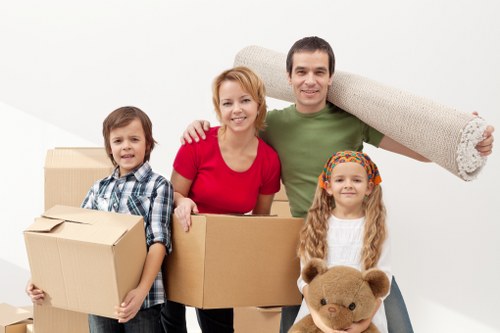 Professional movers handling home moves in Roehampton
